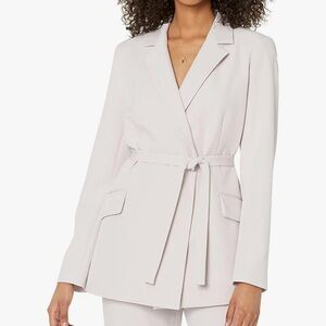 NWT The Drop Lilac Marble Ren Wrap Front Belted Blazer -XXL
